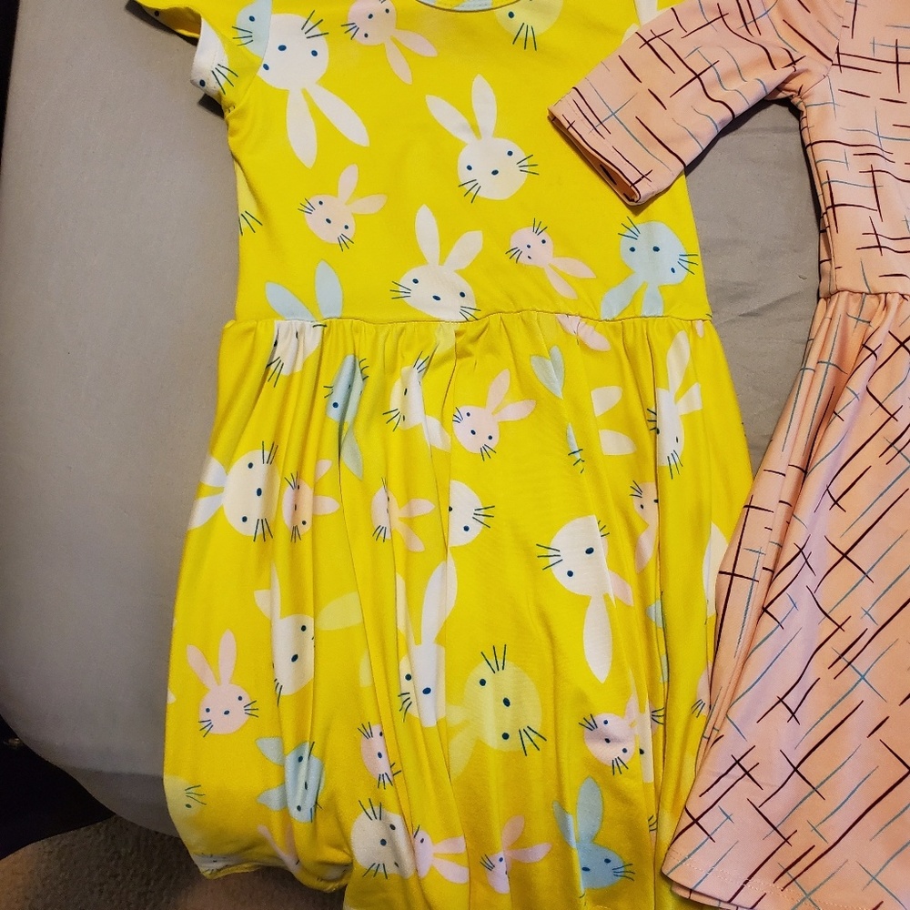 Dds 3/4 dresses one short sleeve one long